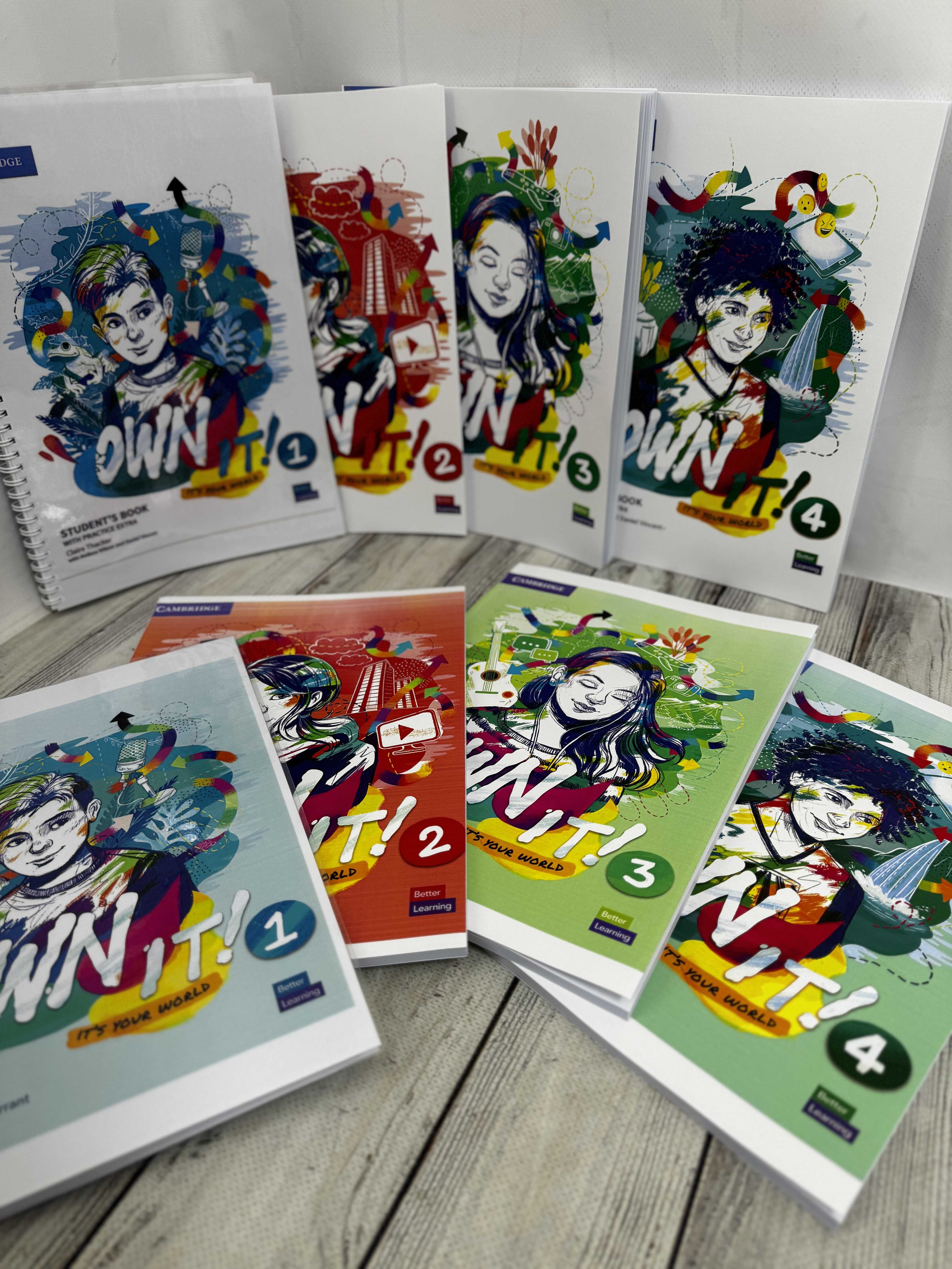 Own It! 1,2,3,4 Student`s book + Woorkbook