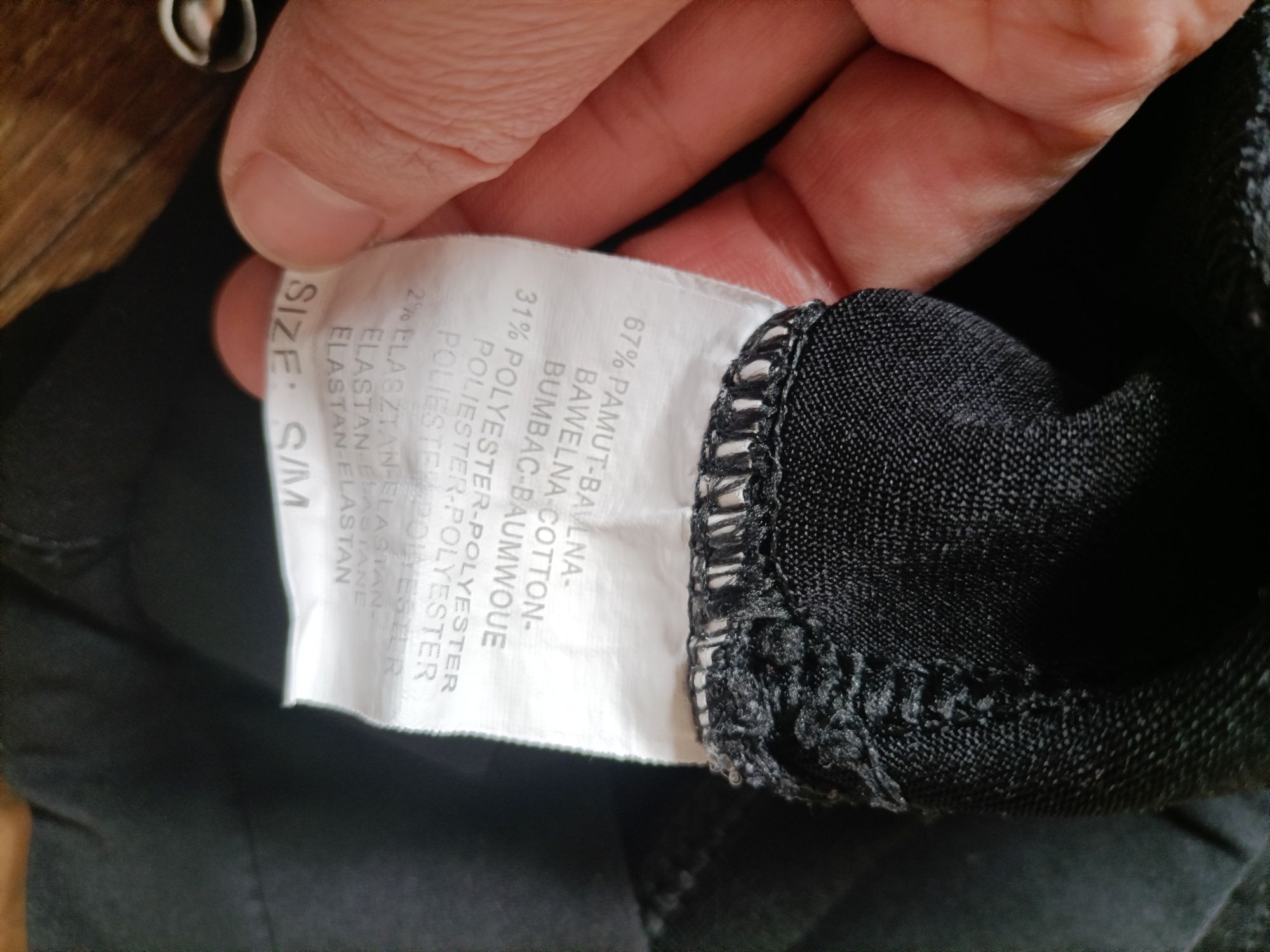 Dwie pary czarnych spodni River Island  S/M, 36/38
