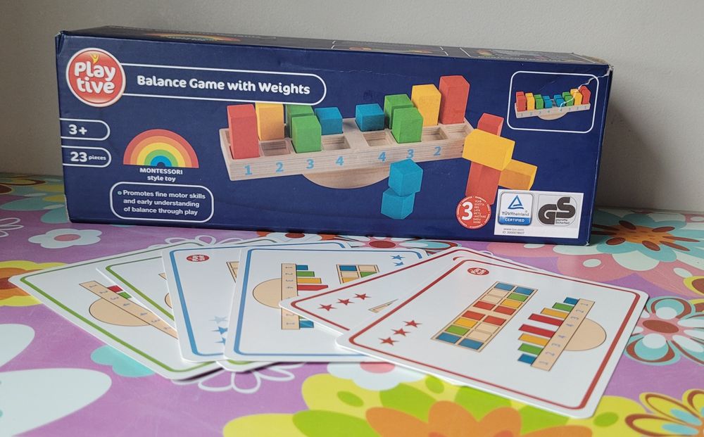 Drewniane układanki PlayTIve hands puzzle i balance game