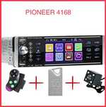Автомобільна магнітола 1 din Pioneer 4168 сенсорний дисплей 4444