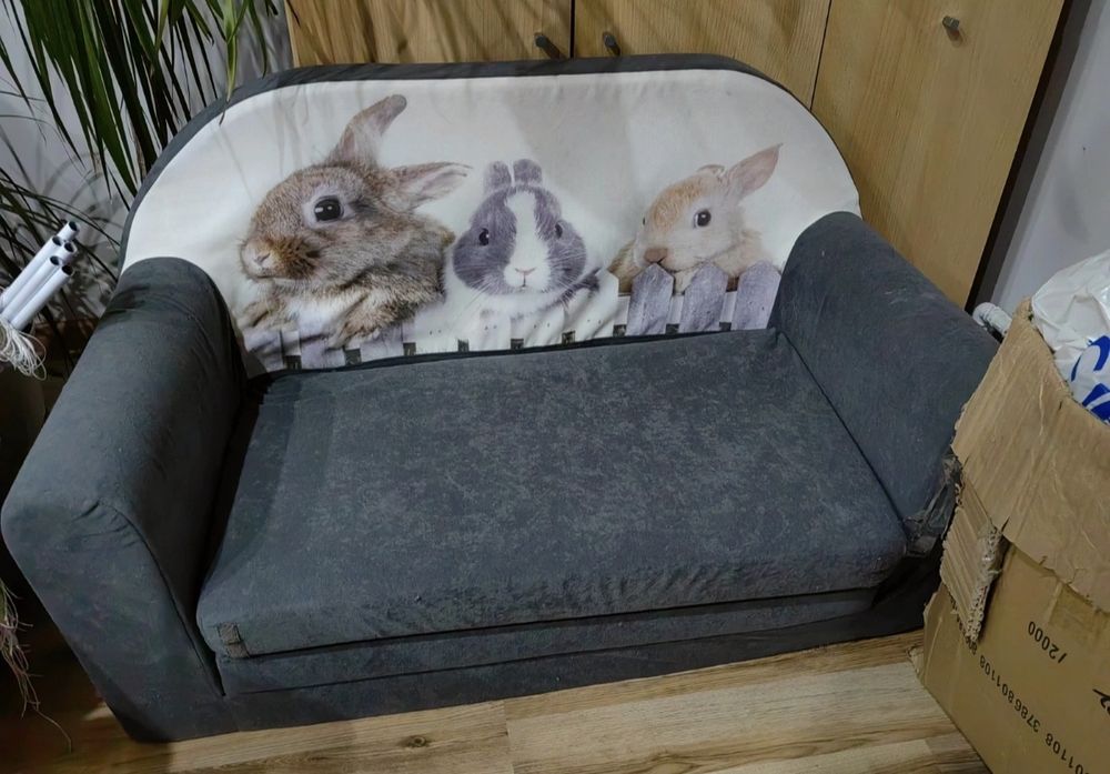 Sofa Welox 2019, 100 x 170 cm odcienie szarości