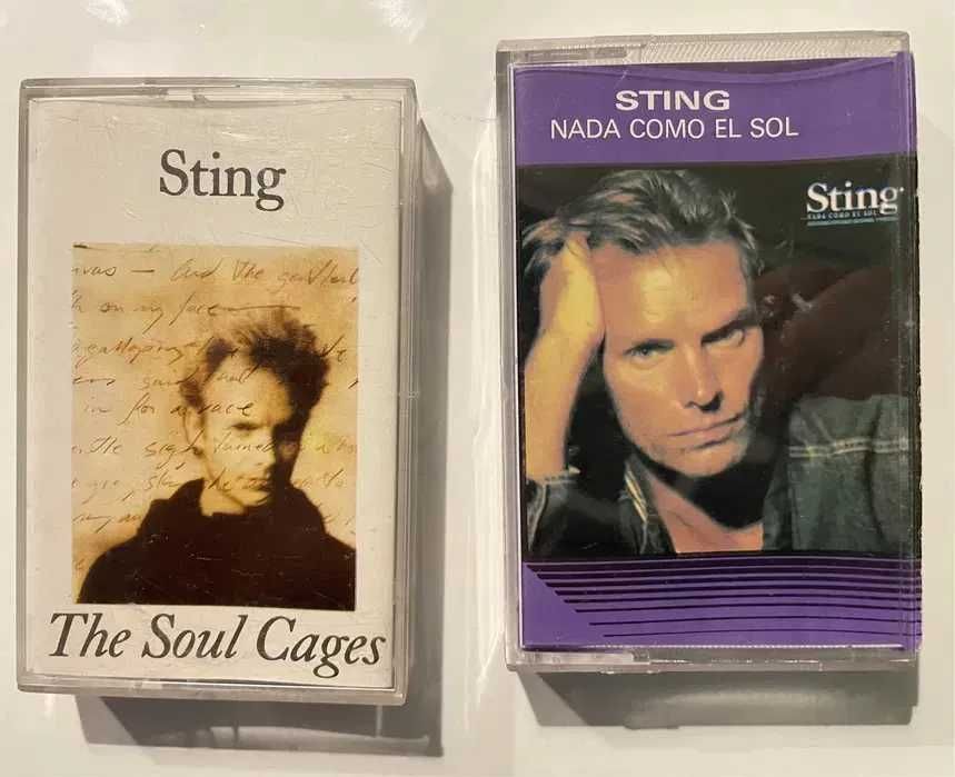 Sting- 3 kasety- Soul Cages, Nada Como El Sol, Nothing like the sun