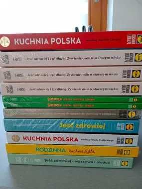 Książki Okrasa, Małecki,kuchnia i nie tylko,z Lidla