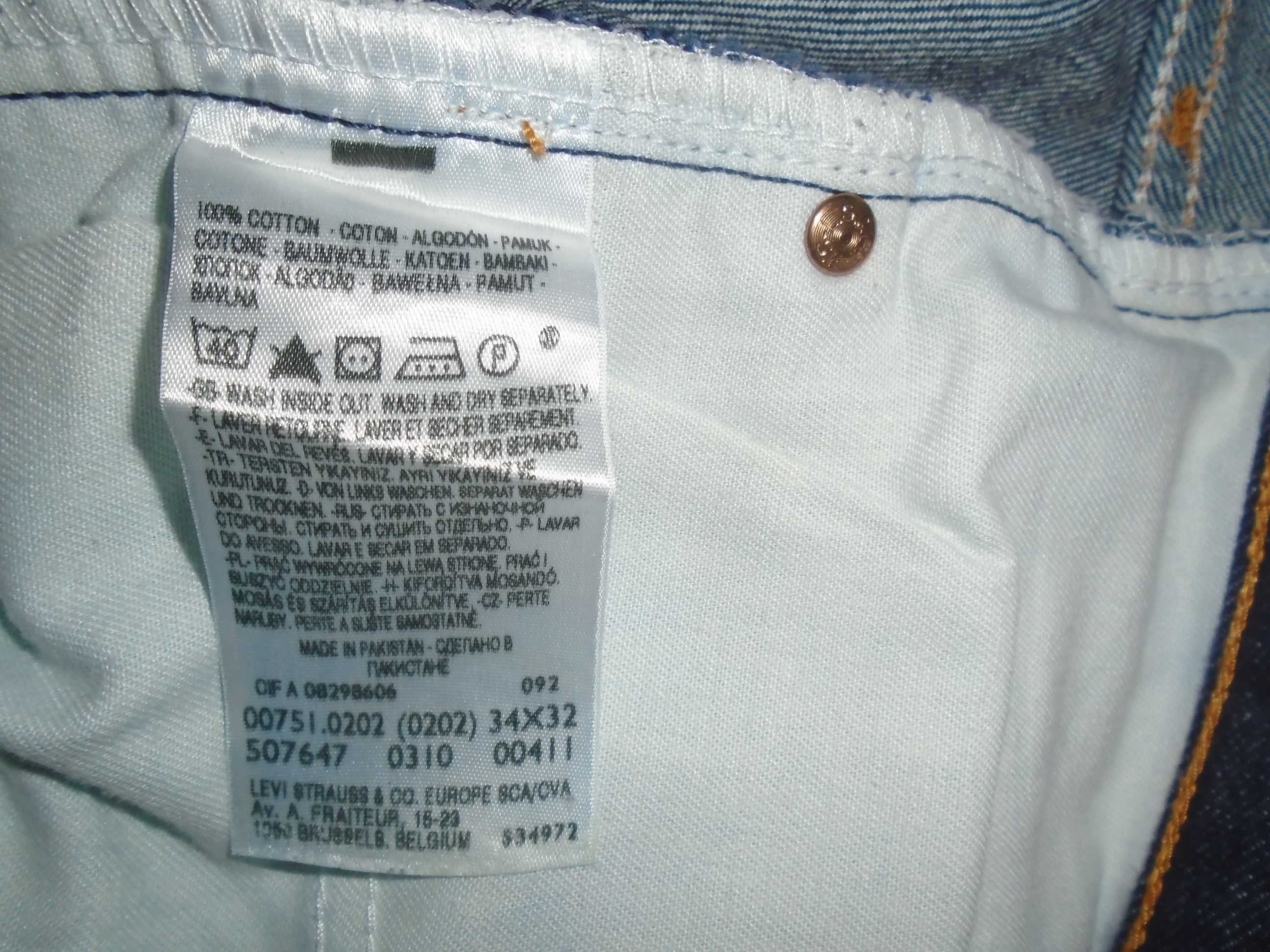 Джинсы LEVIS 751 USA W34 L32-30