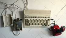 Amiga 600 commodore komputer stary do gier Pang