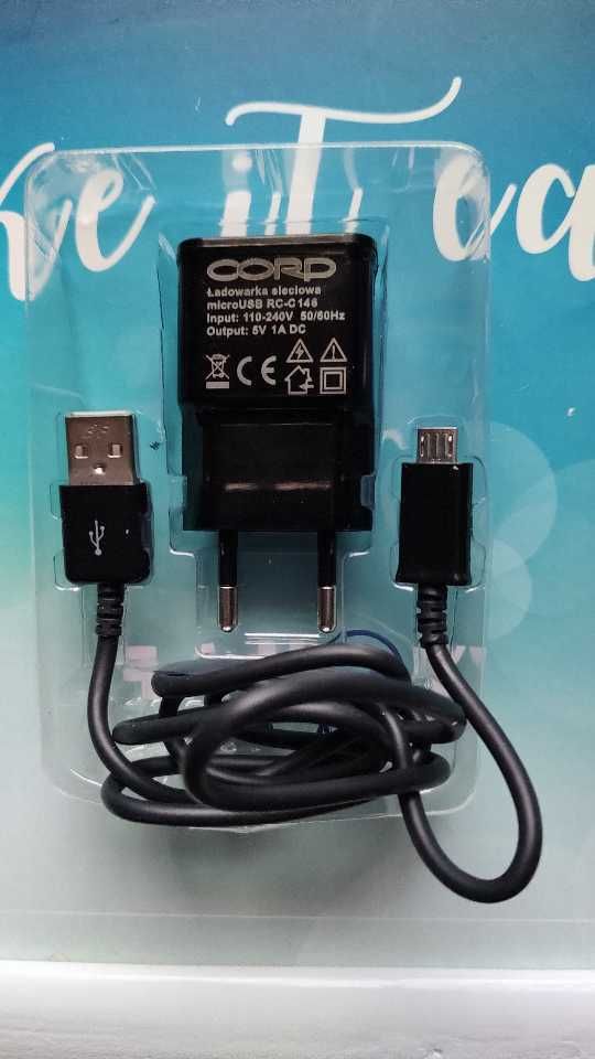 Ładowarka smartfon micro USB Android 1 metr kabel