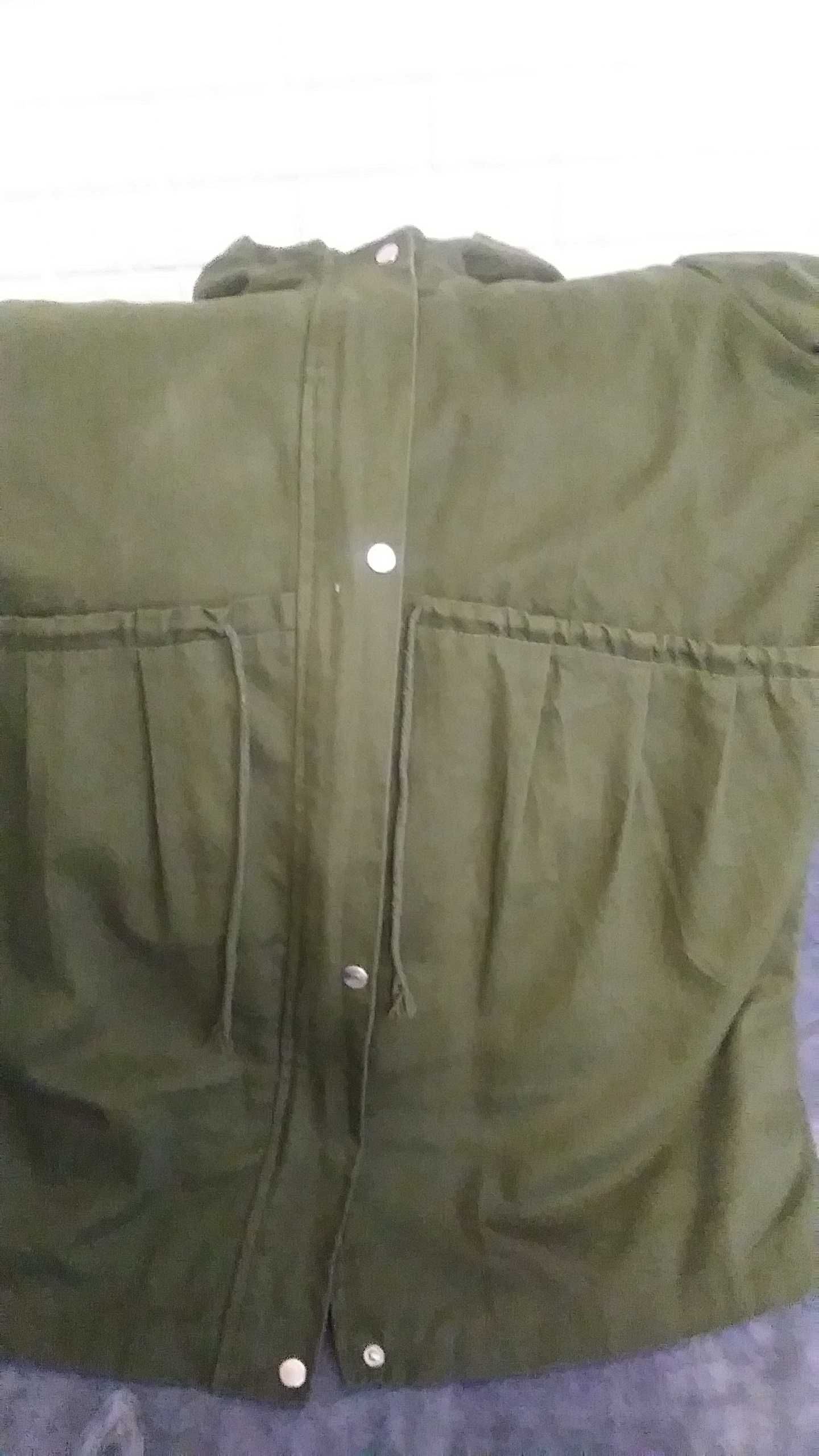 Super kurtka parka w kolorze khaki na jesień rozm.46