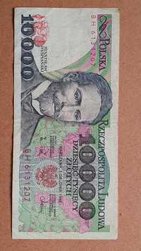 4 banknoty z 1986 r. 10000zł, 200zł, 100zł i 50zł, w idealnym st