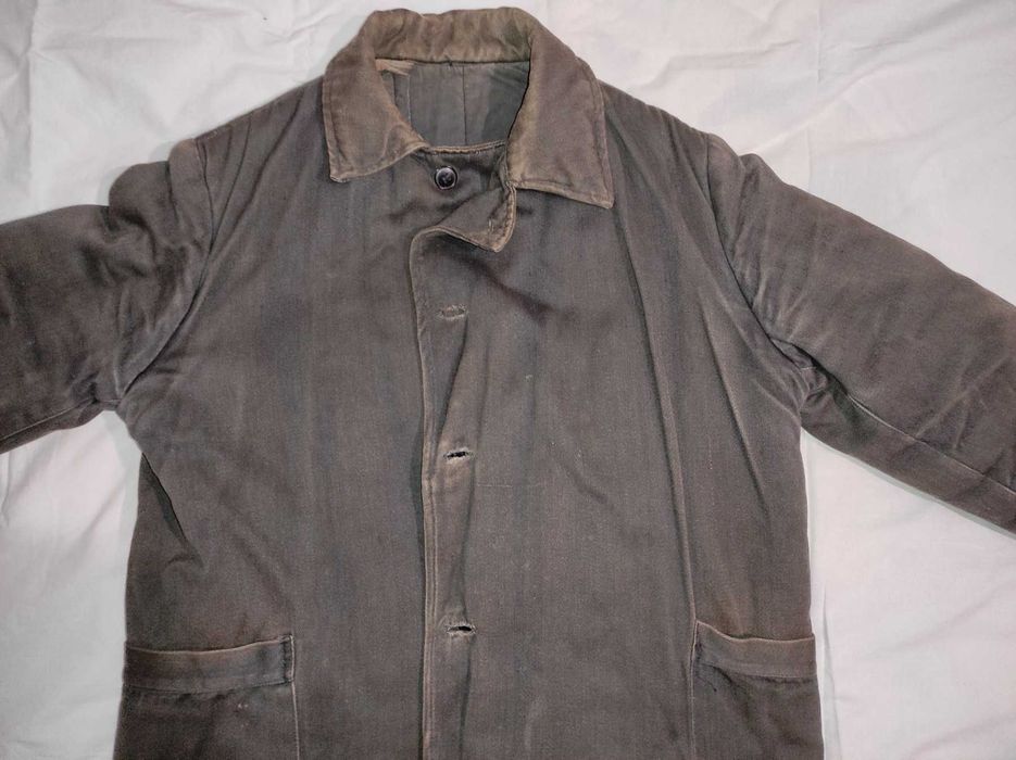 Телогрейка ватная, фуфайка, плотная вата, 50р.