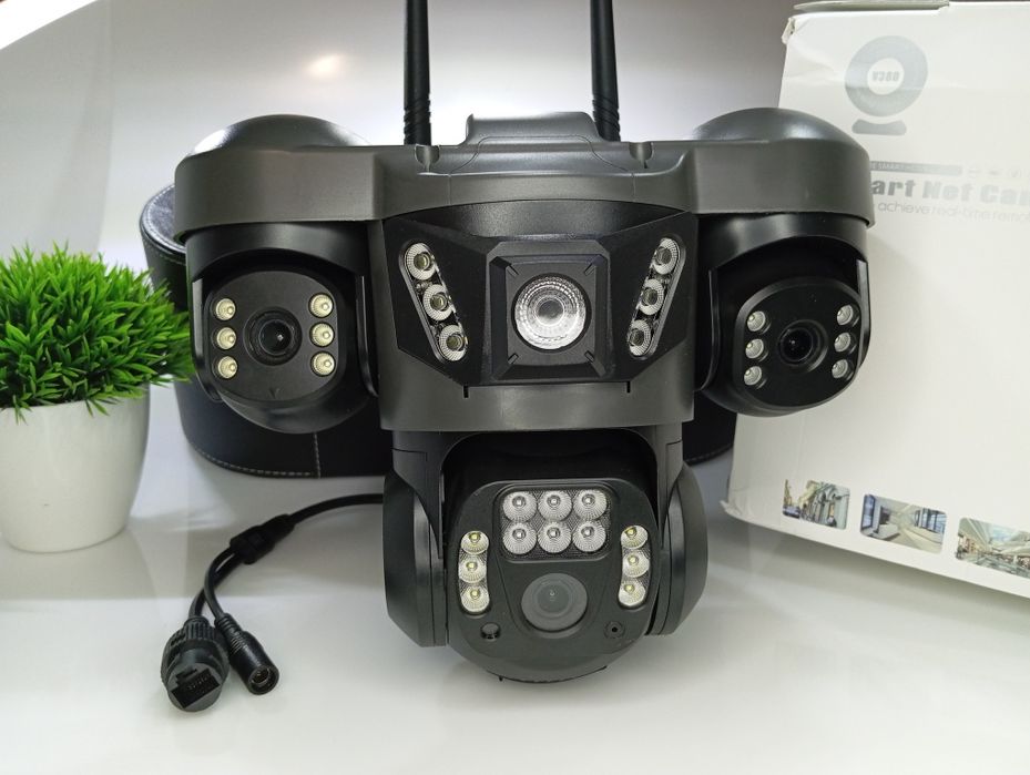 ‼️Максимальний ЗАХИСТ Wifi  4G ПОТРІЙНА камера Sim card НІЧНА ЗЙОМКА‼️