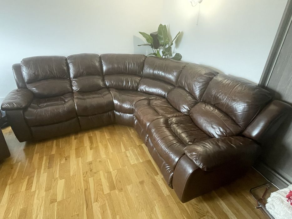 Sprzedam skórzany komplet wypoczynkowy Cheers