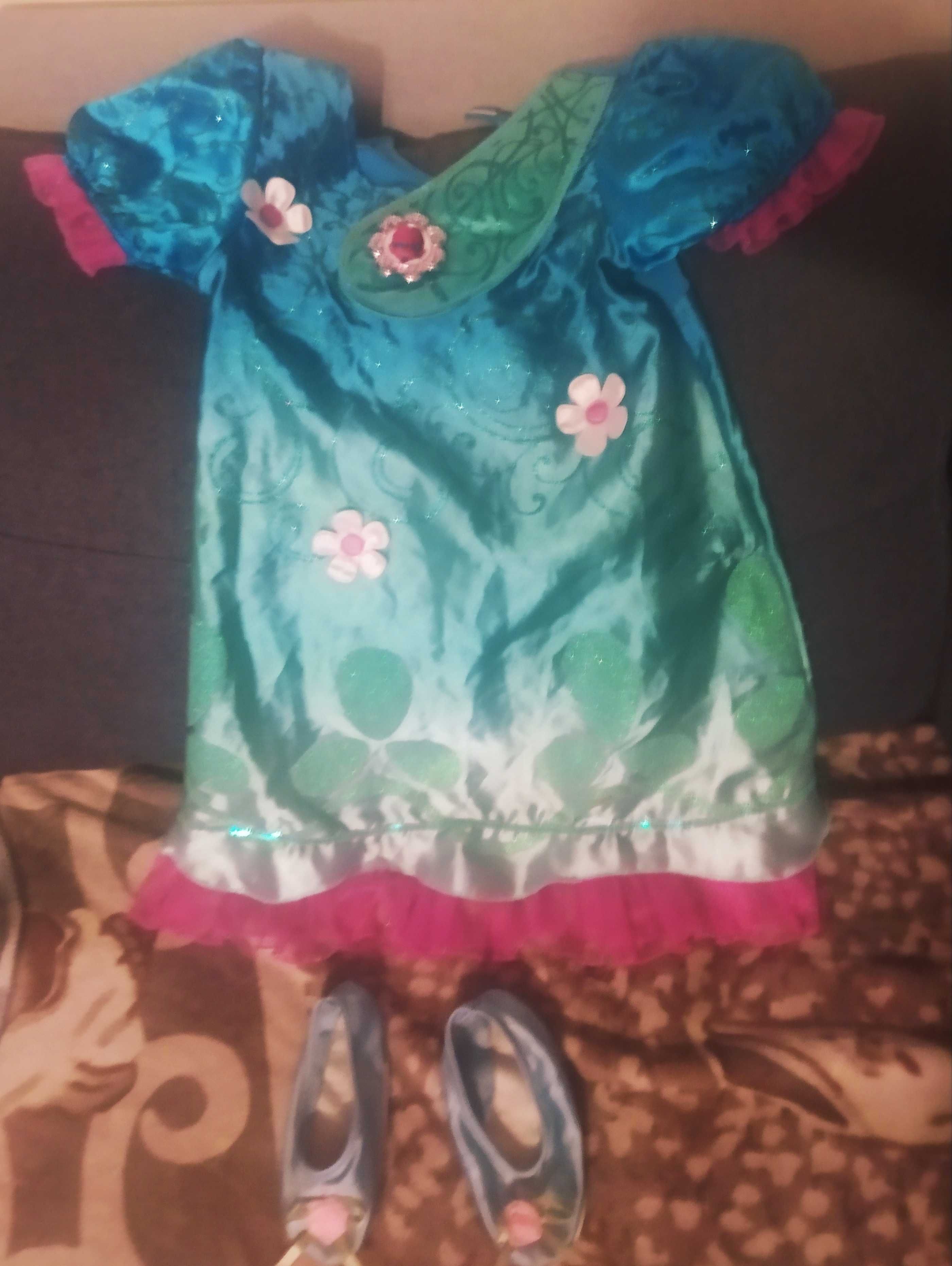 Sukienka karnawałowa Trolli r. 98-110 .