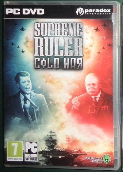 Supreme Ruler Cold War, PC DVD BOX, Paradox 2011, bez kodu