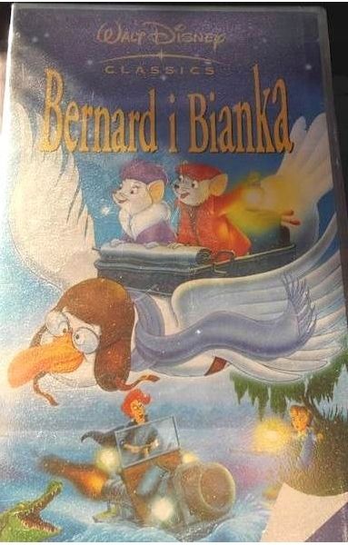 Bernard I Bianka Kaseta Video Vhs