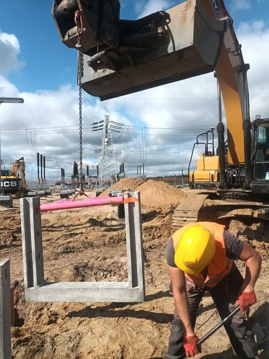 Barczyk-urządzenie   budowlane  do podnoszenia żeber betonowych