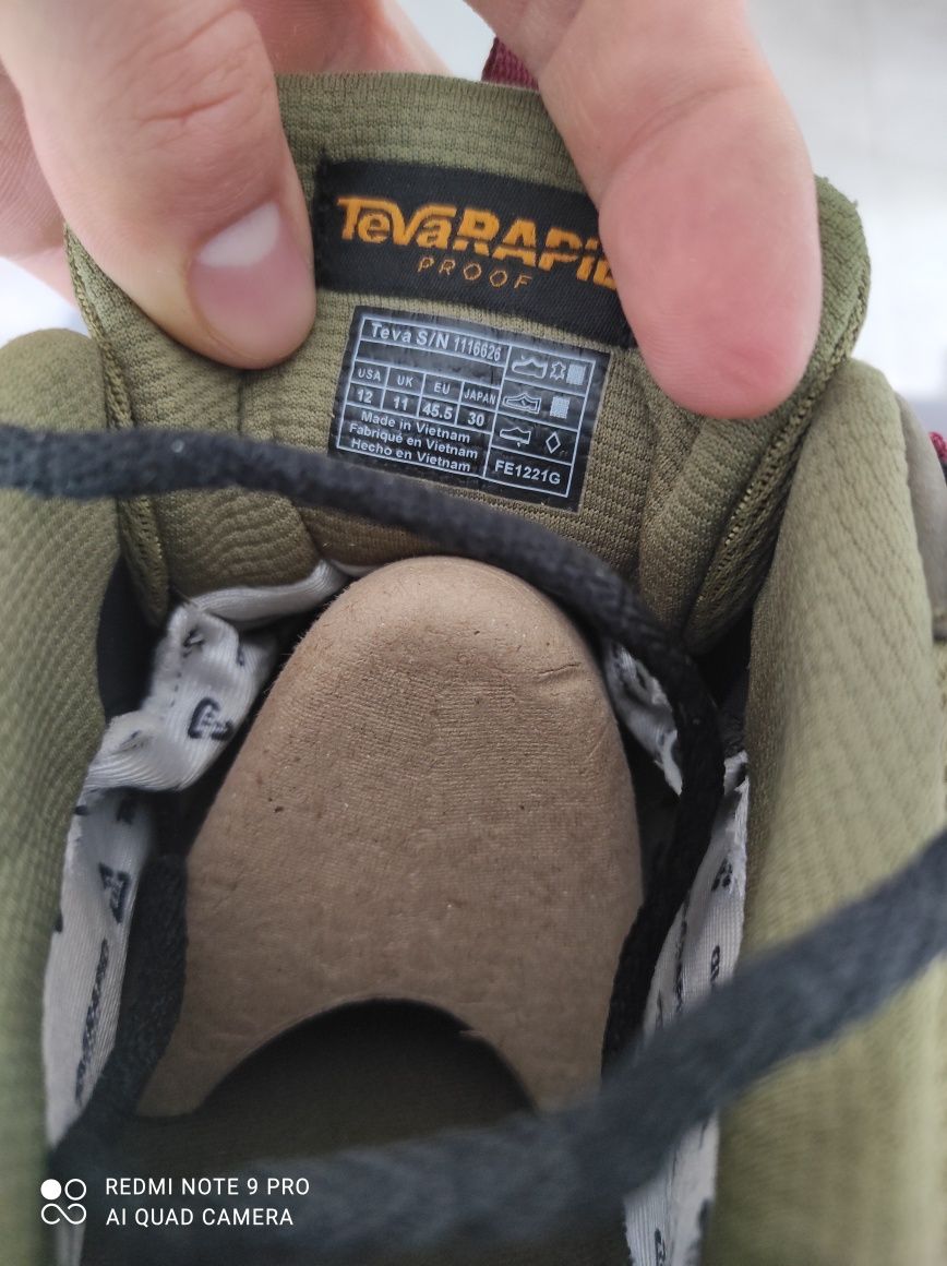 ОРИГІНАЛ 100% Кросівки Черевики Teva Ridgeview Mid Dark Olive
