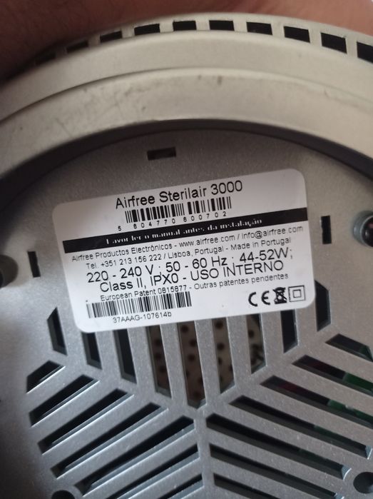 airfree 3000 purificador de ar