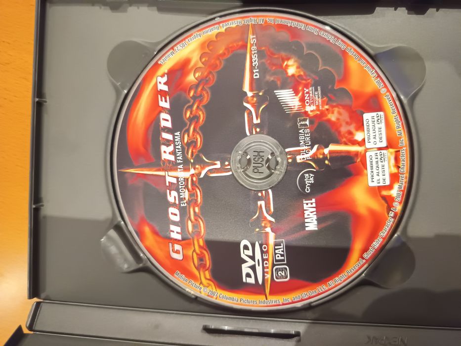 DVD ghost rider.