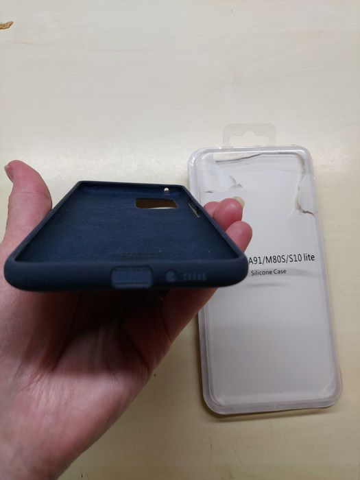 Чехол на телефон soft touch sumsung S10 lite, A91, M80S