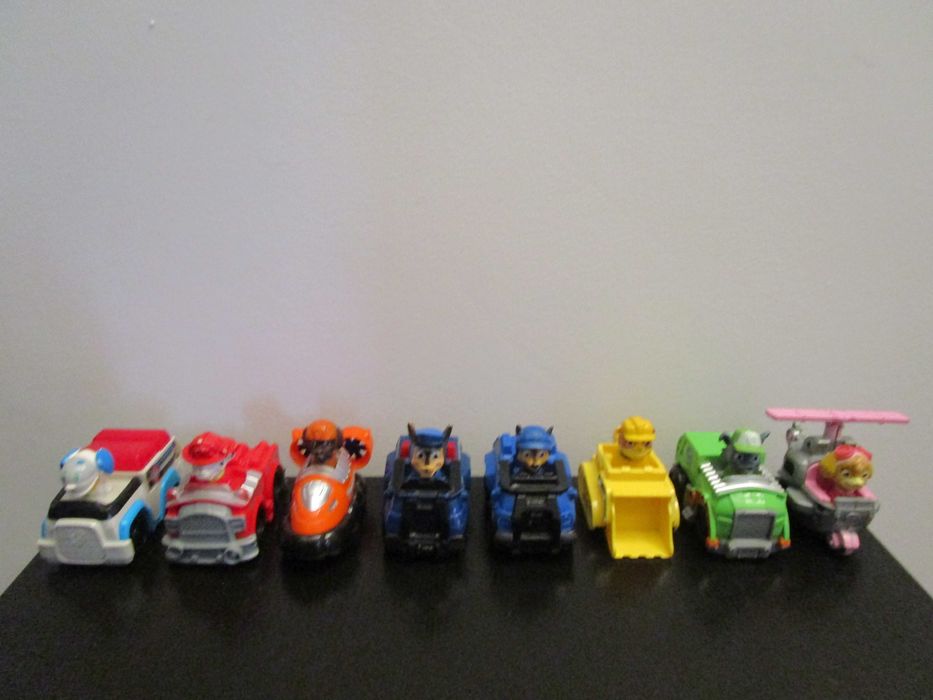 Conjunto de 8 Carrinhos (Racers) da Patrulha Pata / PAW Patrol