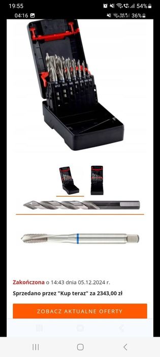 Zestaw gwintowników i wierteł SMART STEP M3-M12 Wurth 13-elem