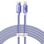 Baseus kabel przewód USB Typ C - Lightning 20W 2m fioletowy