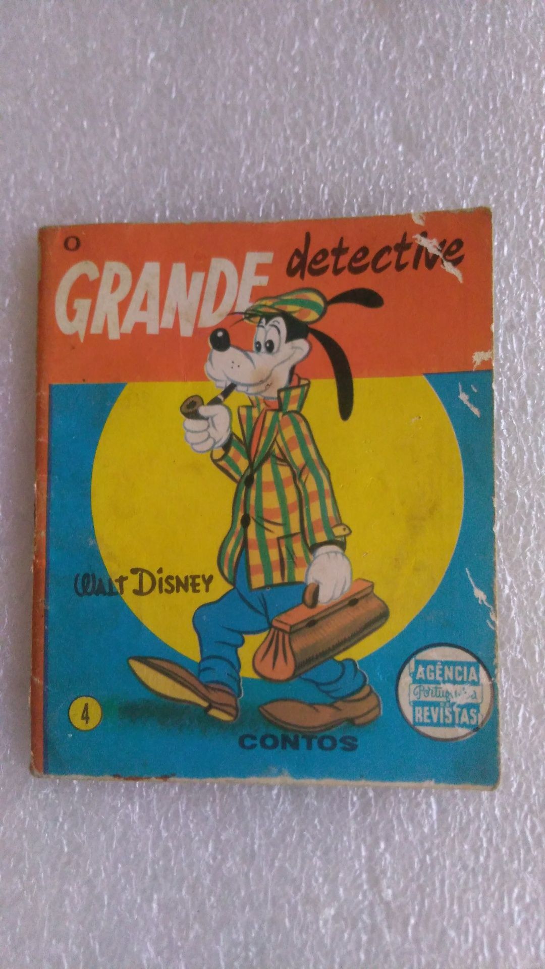 livro de bolso de 1969 Walt Disney O Grande Detetive