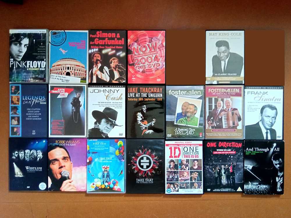 DVDs De Música - Vários