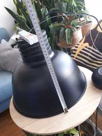 Duża lampa industrialna,  wisząca czarna lampa w stylu loft 1xE27