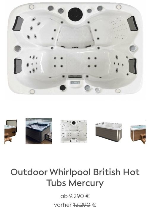 Jacuzzi ogrodowe British Hot