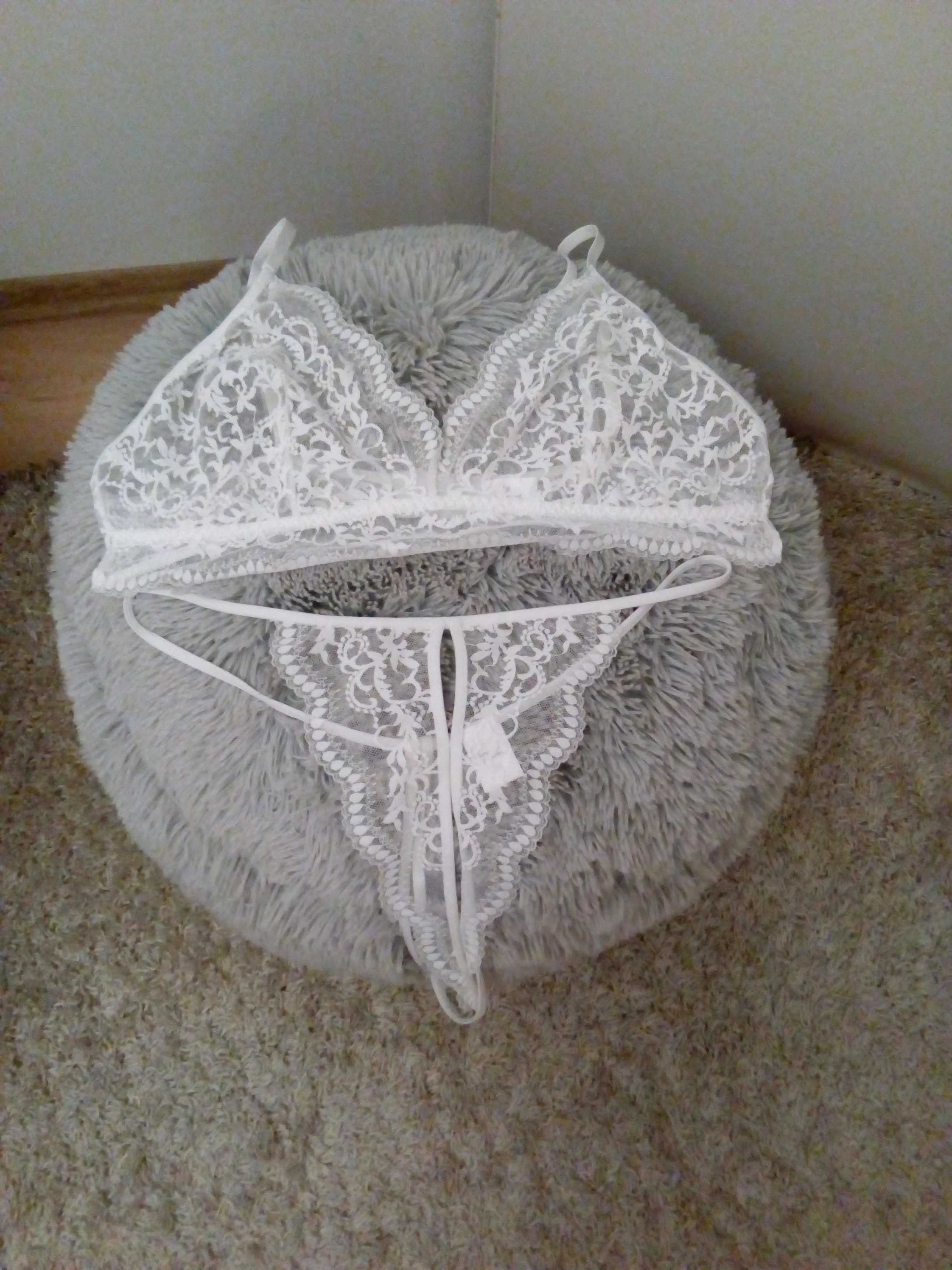 Koronkowy komplet,XL