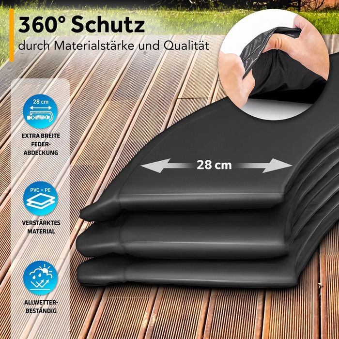 Osłona krawędzi trampoliny antracyt