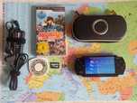 Konsola Sony psp 2003 (2004) piano black przerobiona 16gb 45 gier