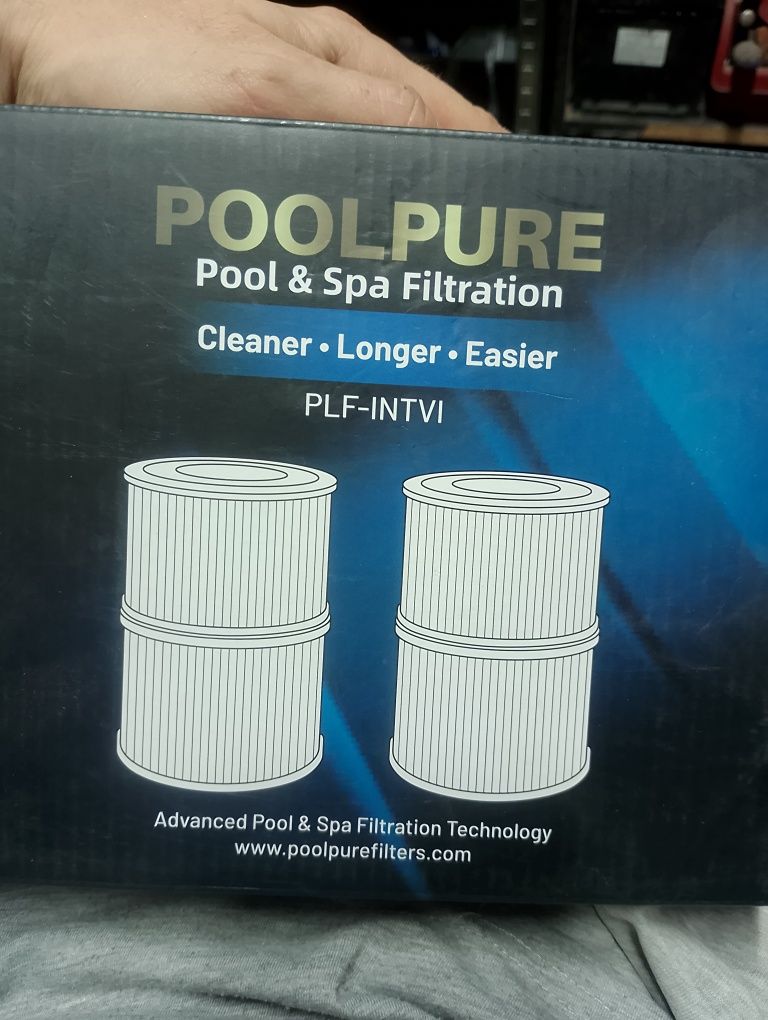 Filtry do basenów i spa POOLPURE typu V1 -PLF-INTVI, Bestway 4 sztuki