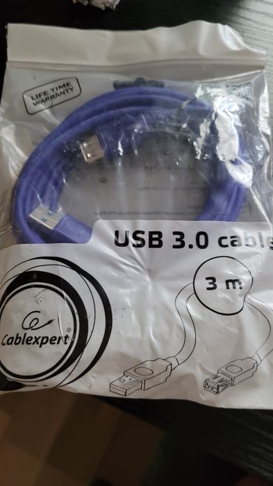 Przedłużacz kabla USB 3.0 AM-AF 3M