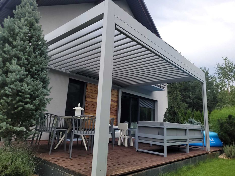 Pergola lamelowa aluminiowa 400x300 Polski Producent różne wymiary
