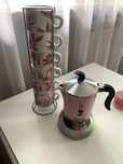 Kawiarka Bialetti 3 tz Fiammetta induction + filizanki 6