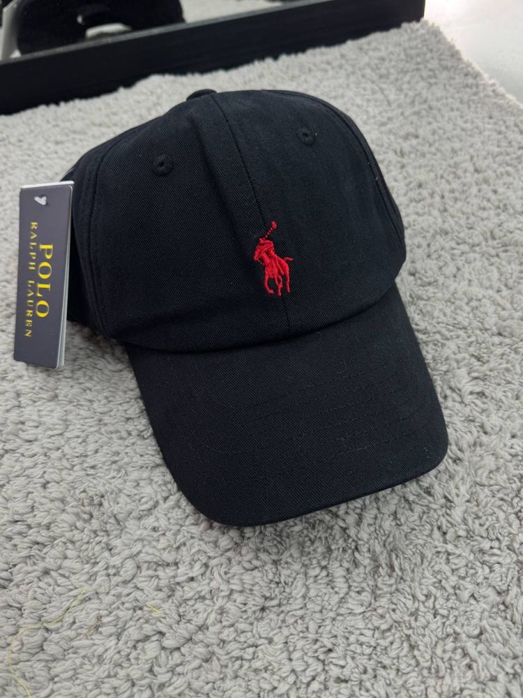 Кепка Поло Ральф Лоурен/ polo ralph lauren бейсболка чорна/ бежева