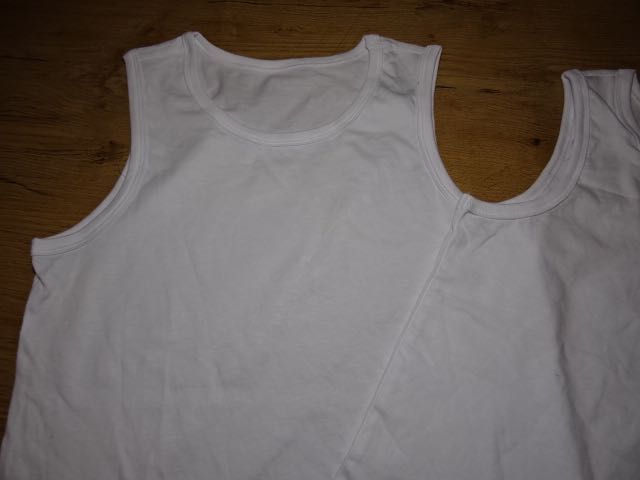 Tu 2 x podkoszulki nowe białe 10-11 l
