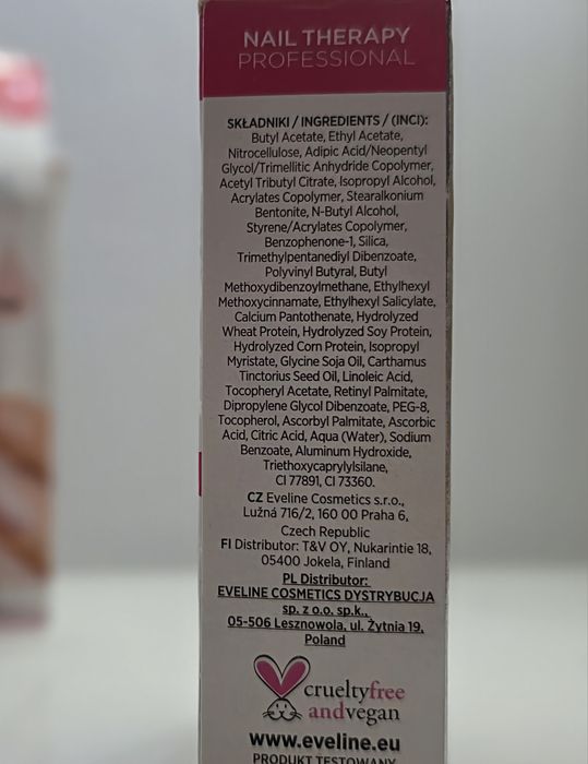 Eveline odżywka do paznokci nadająca kolor 6w1 Pink 5ml