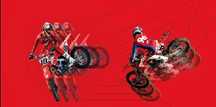 Baner plandeka 150x70cm KTM Husqvarna beta motocross enduro cross