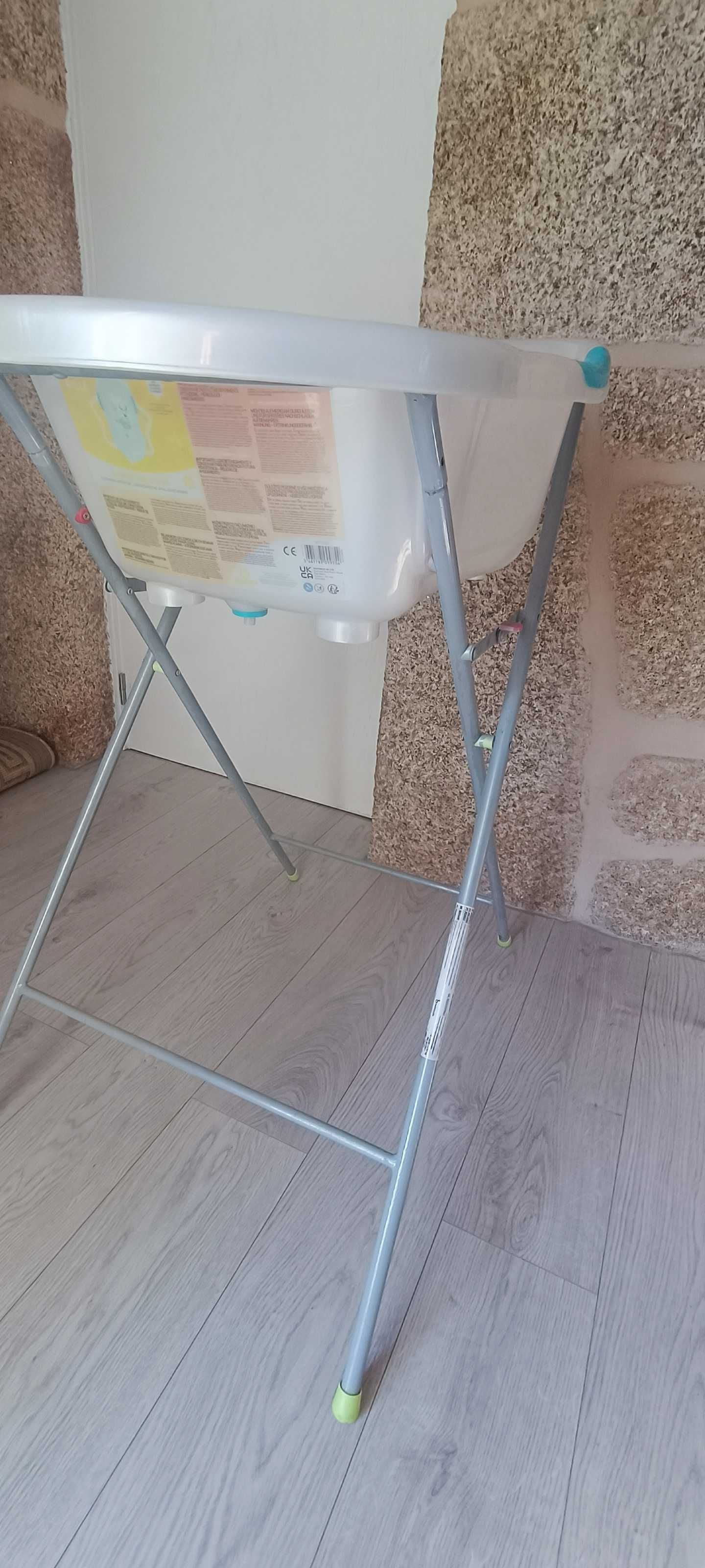 Banheira Badabulle com suporte - óptimo estado