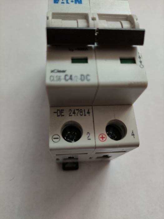 Wyłącznik EATON CLS-C4/2-DC-DE 247814 oraz CLS-C6/2-DC-DE 247815 nowe