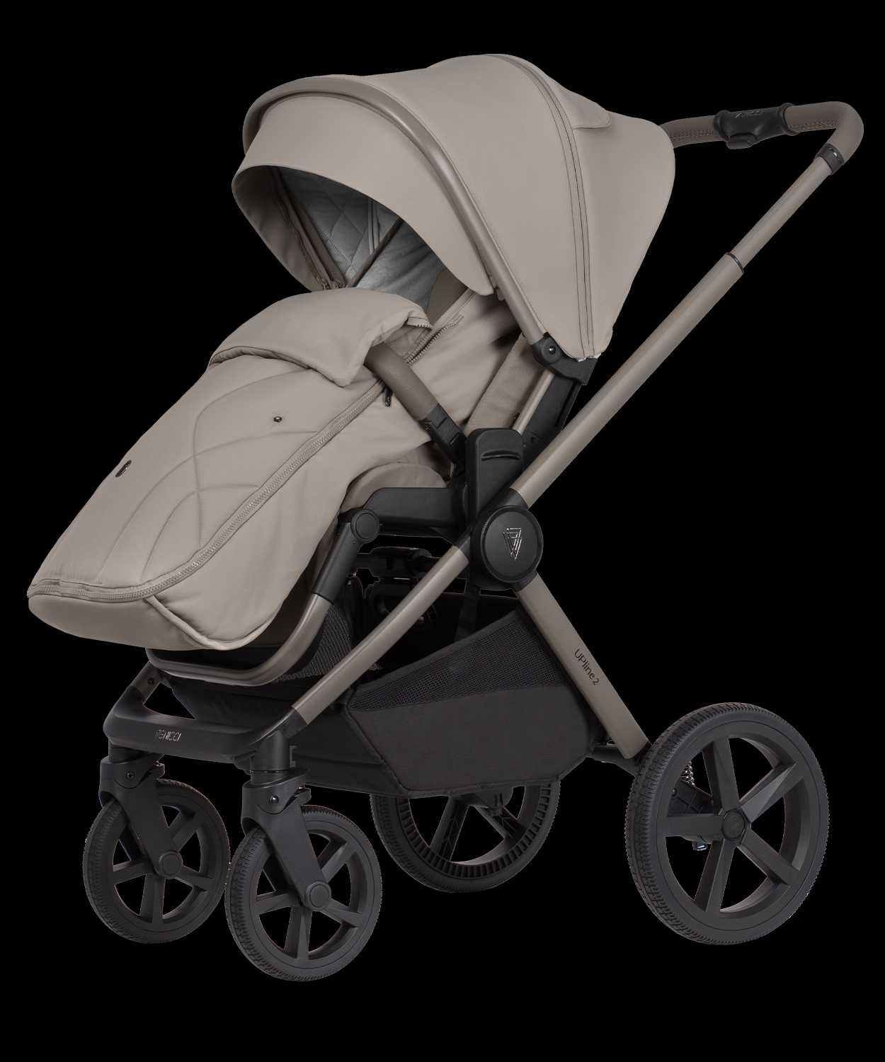 Wózek dziecięcy VENICCI Upline 2 TAUPE 2025 2w1|3w1|4w1 OD RĘKI