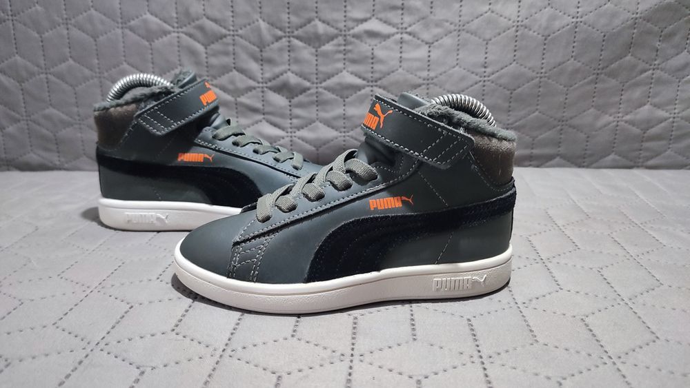 Зимові кросівки хайтопи PUMA Smash V2 Mid, 29 р., 17,5-18,5 см
