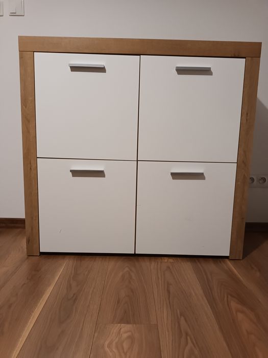 Meble młodzieżowe 2 szfki + komoda Black Red White