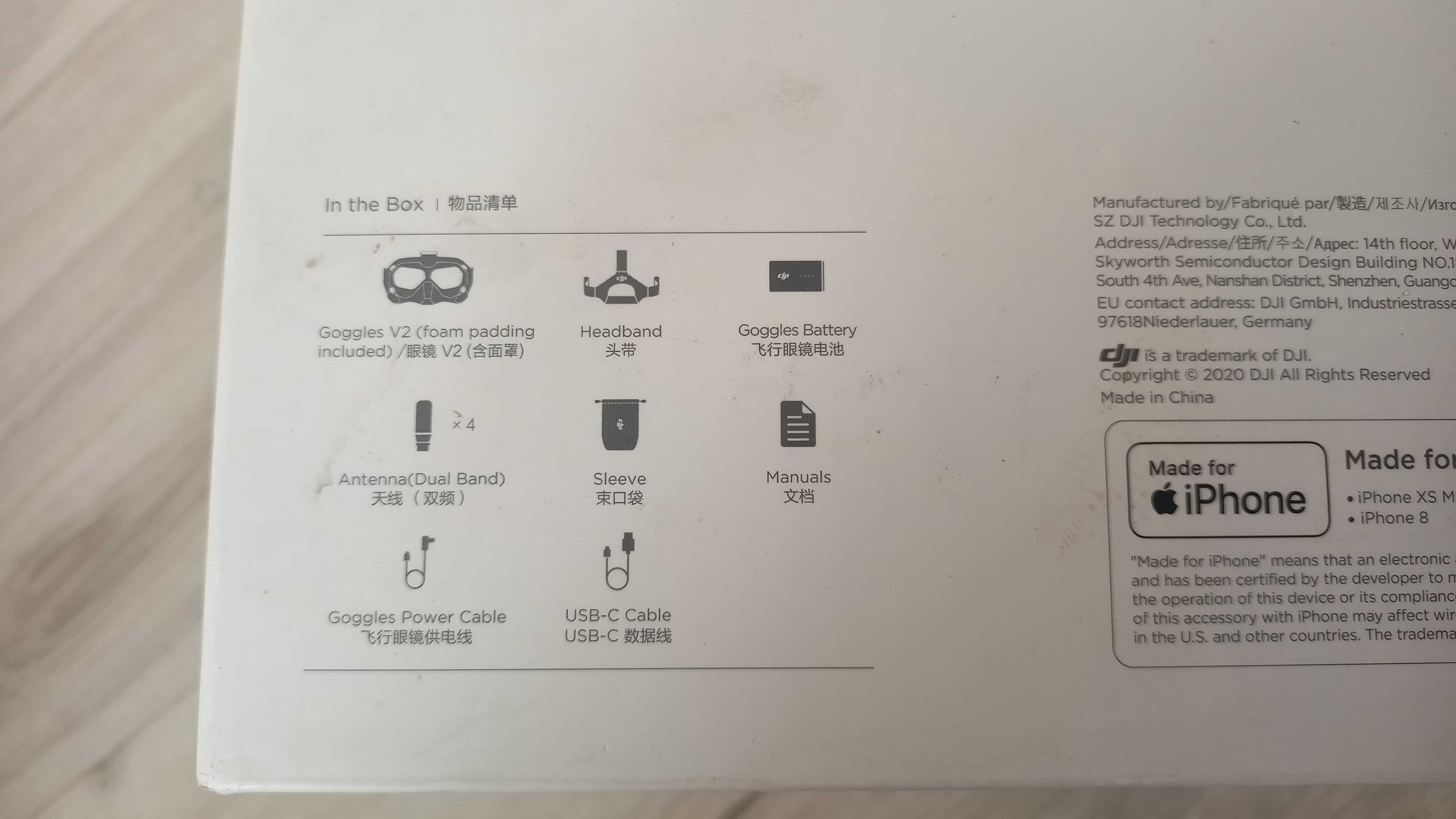 DJI FPV GOGGLES V2 – komplet z akcesoriami + MOD do analoga + torba