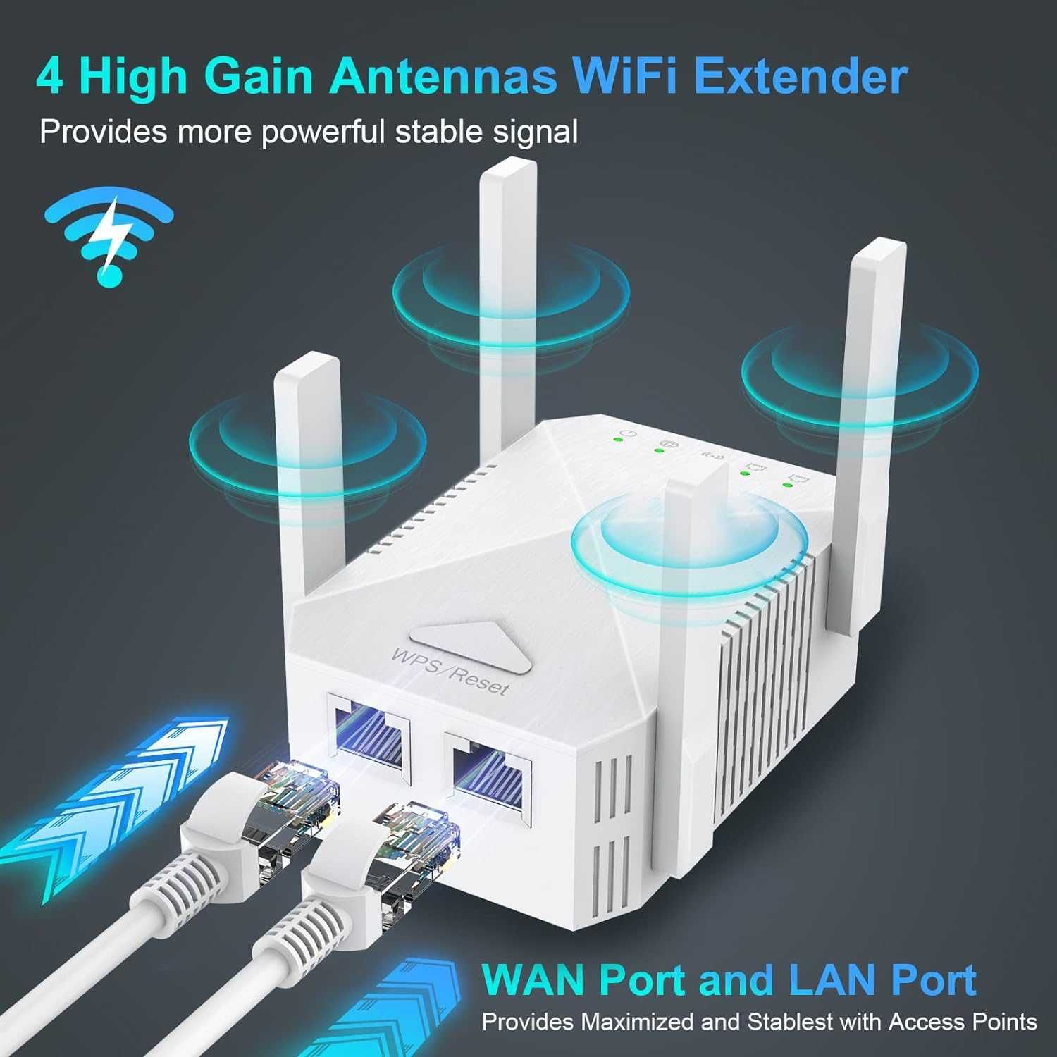 Wzmacniacz sygnału Wi-Fi LCX-ZJ1200M-03 1200Mbps 5 GHz