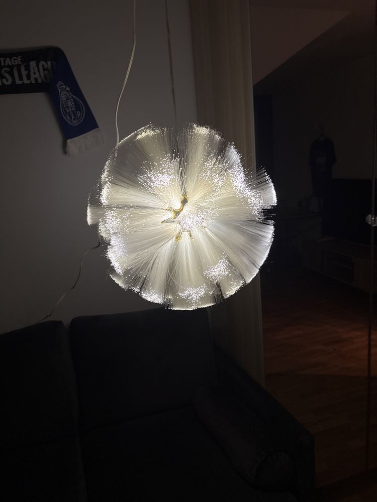 Oświetlenie, Ikea kula zeświatłowodami