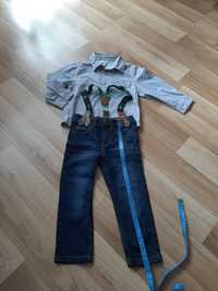 Spodnie i koszula dla chłopca rozmiar 92